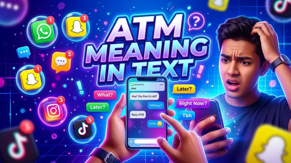 ATM Meaning in Text