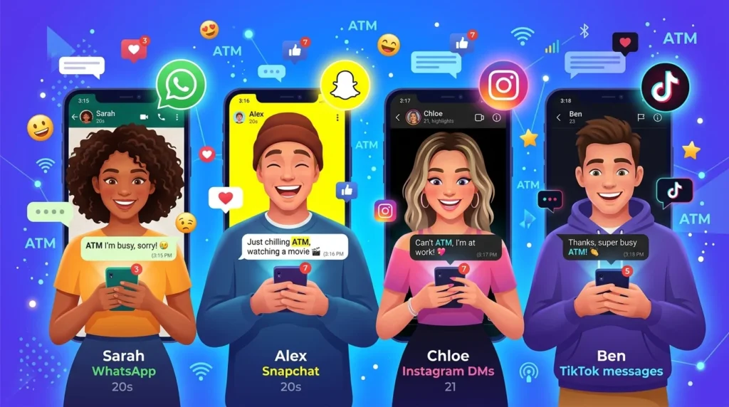 ATM Meaning on Social Media Platforms