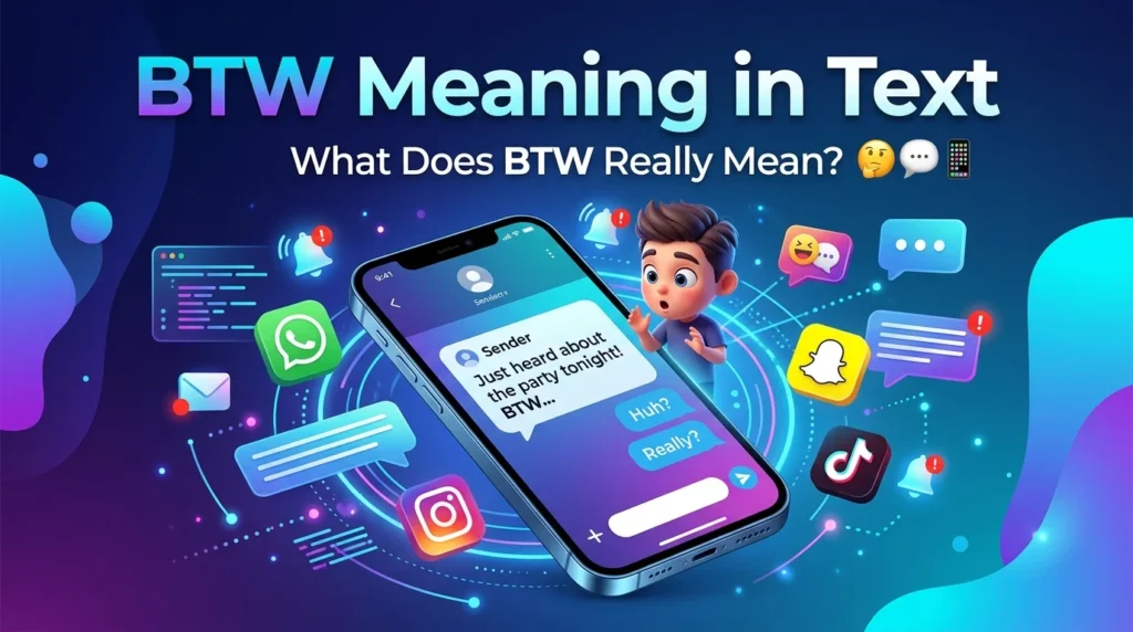 BTW Meaning in Text