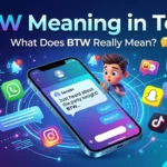 BTW Meaning in Text