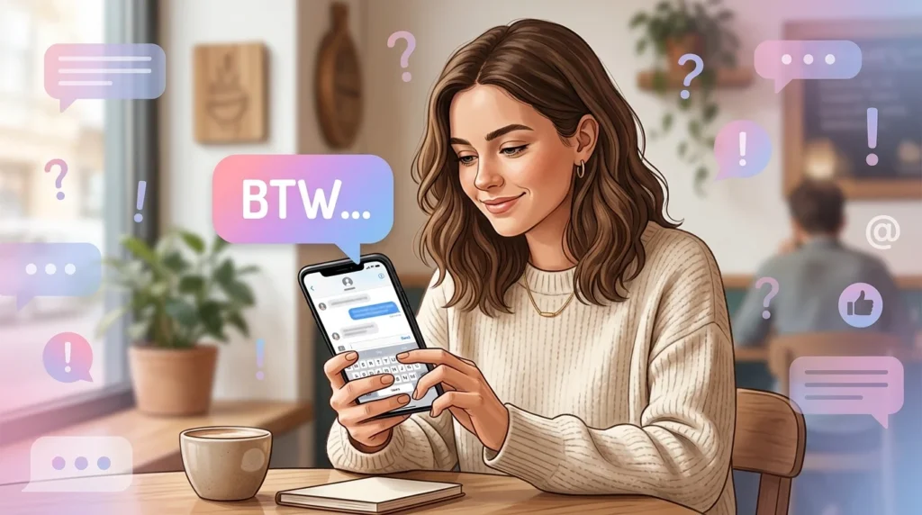 BTW Meaning in Text From Girl