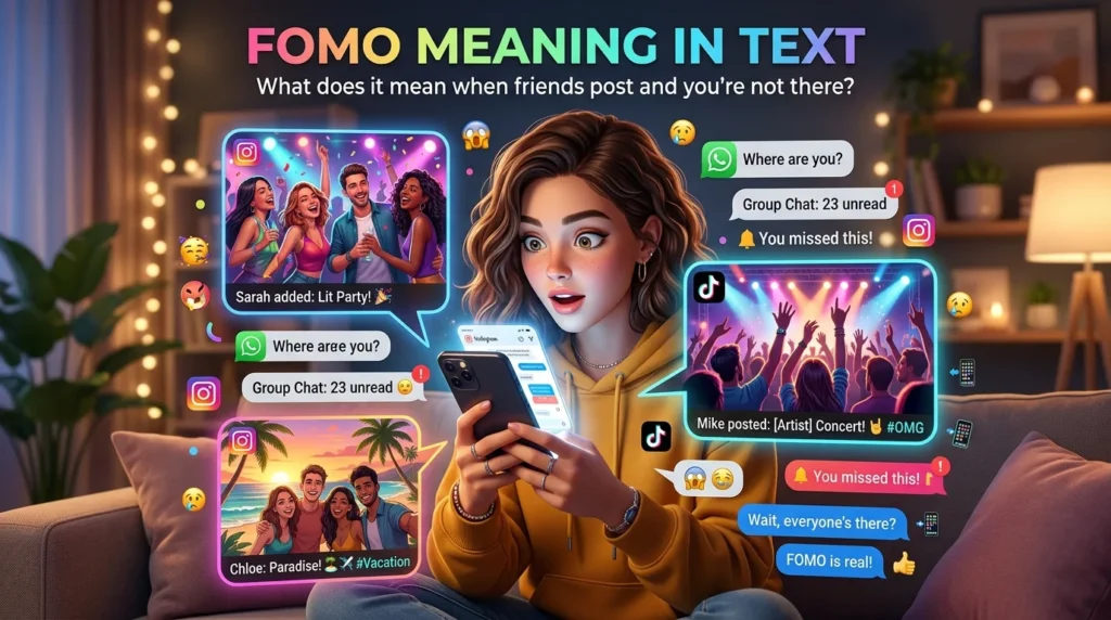 FOMO Meaning in Text