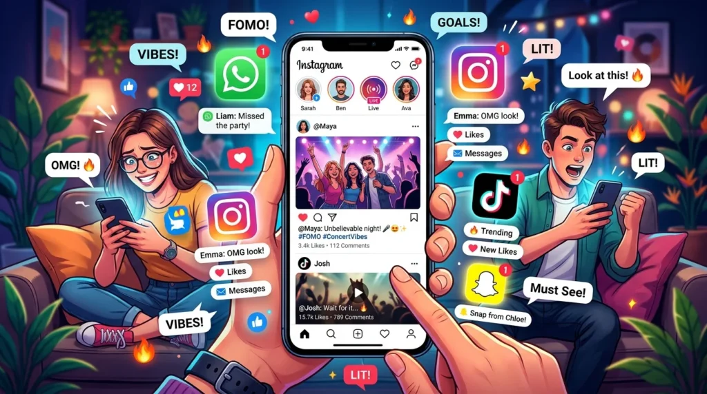 FOMO Meaning on Social Media Platforms
