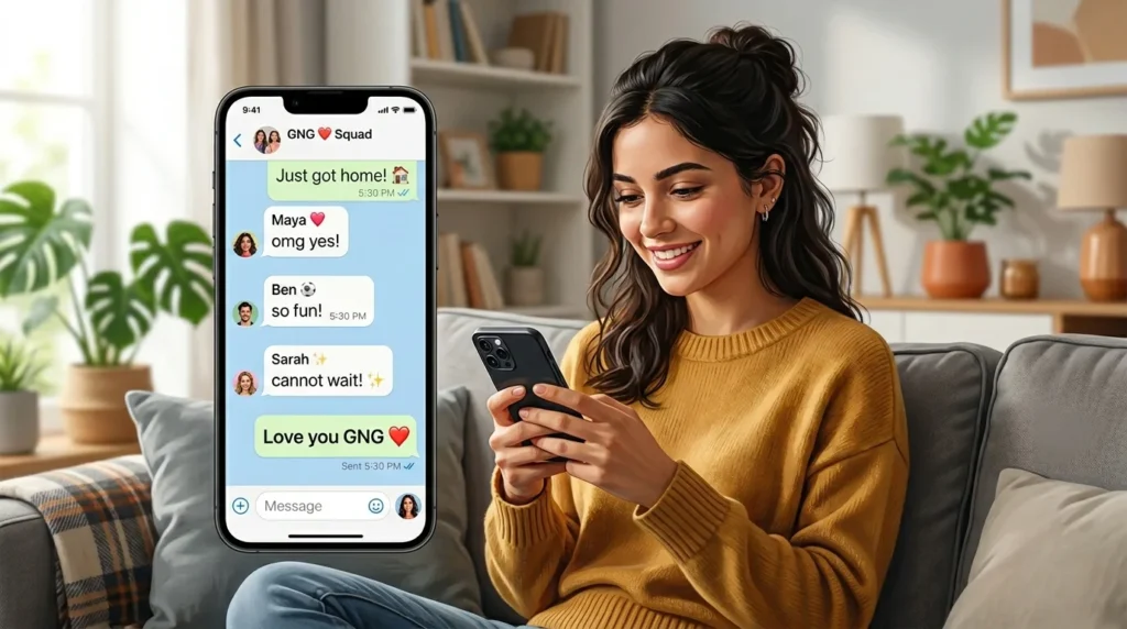 GNG Meaning in Text From Girl