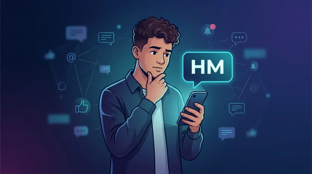 HM Meaning in Text From a Guy