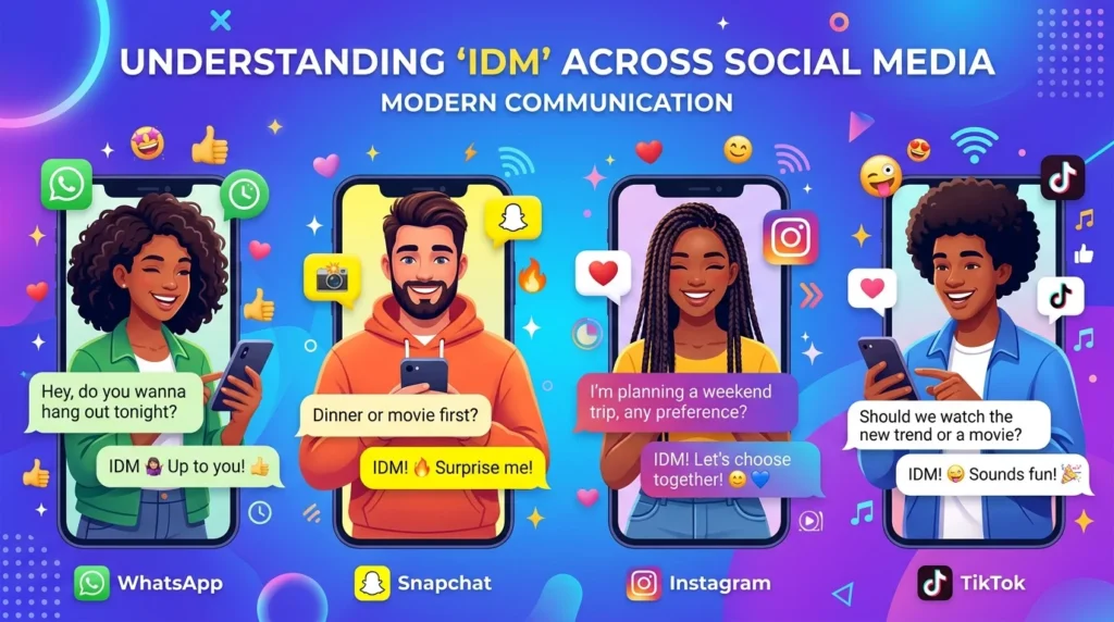 IDM Meaning on Social Media Platforms
