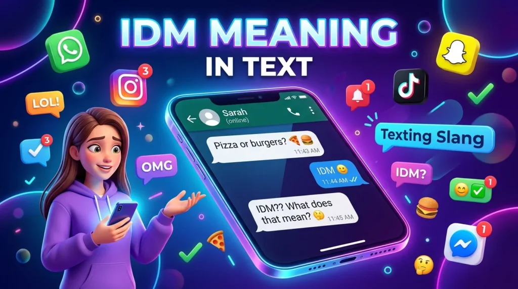 IDM meaning in text