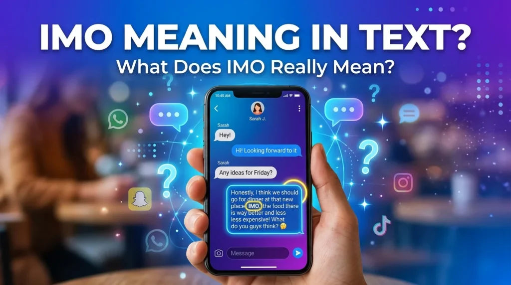IMO Meaning in text
