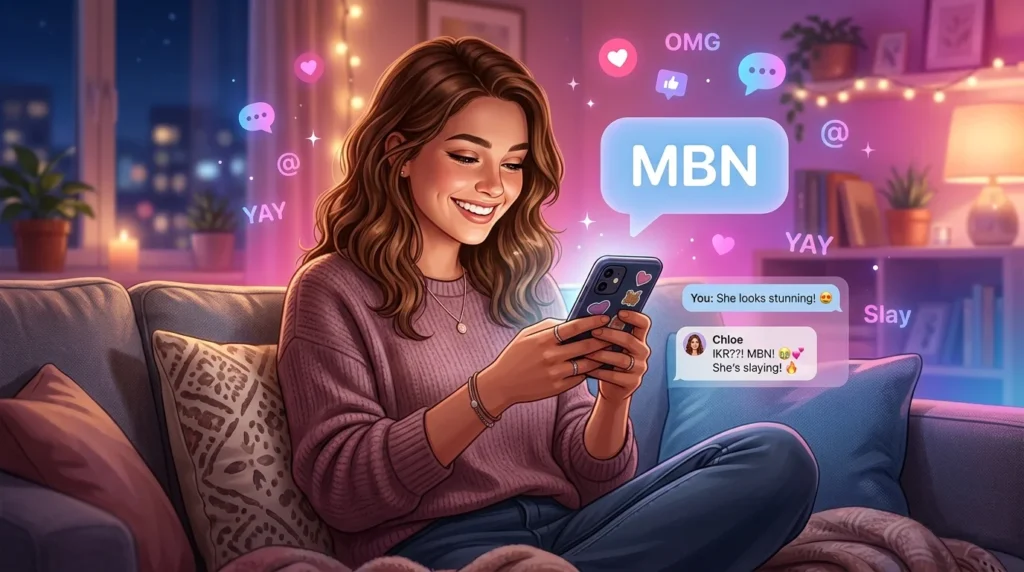 MBN Meaning in Text From Girl
