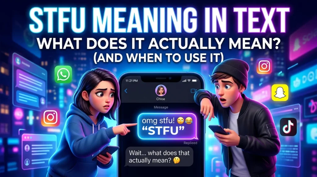 STFU Meaning in Text