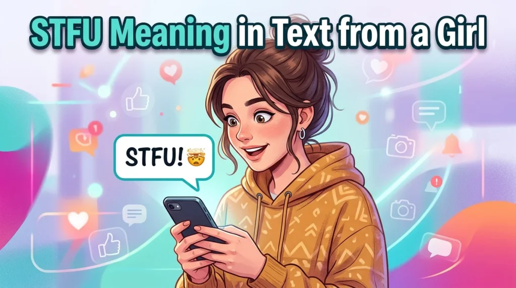 STFU Meaning in Text from Girl