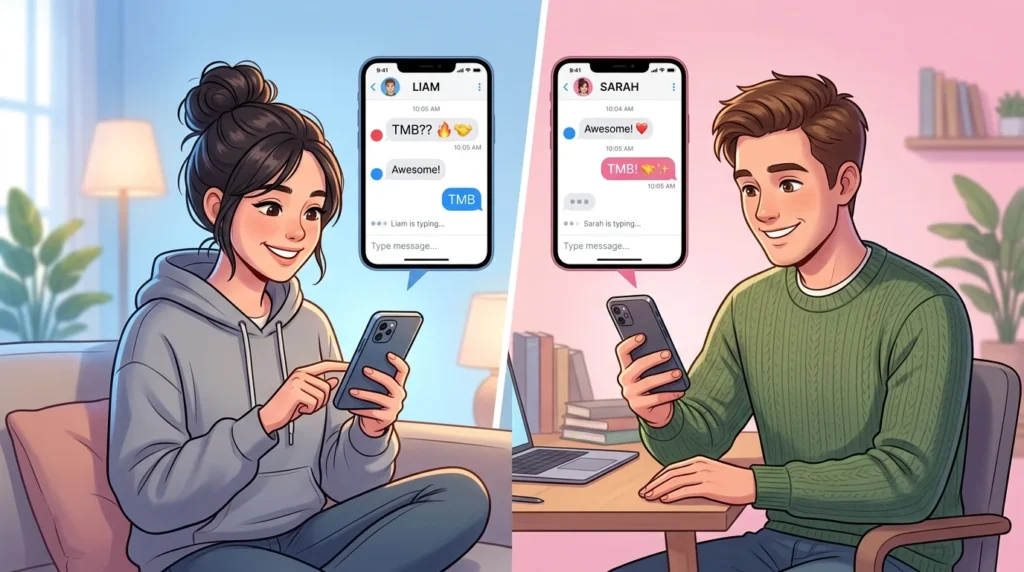  TMB Meaning in Text from a Girl And Boy