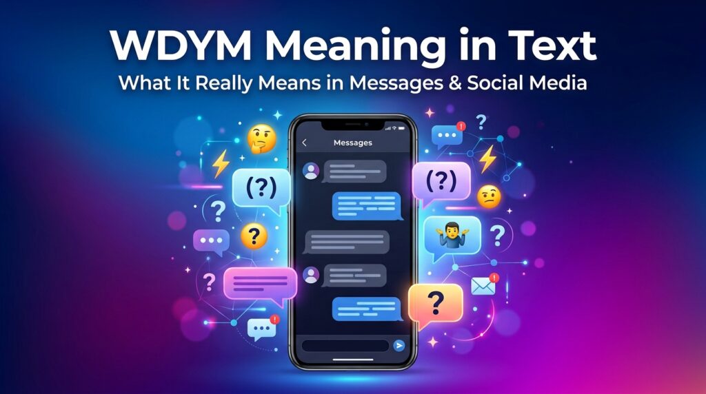 WDYM Meaning in Text