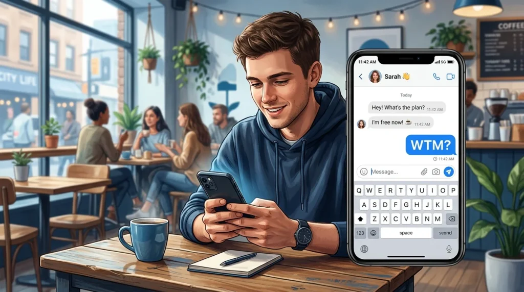 WTM Meaning in Text From a Guy