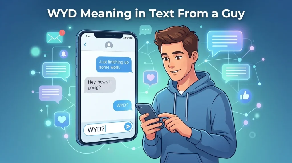 WYD Meaning in Text From a Guy