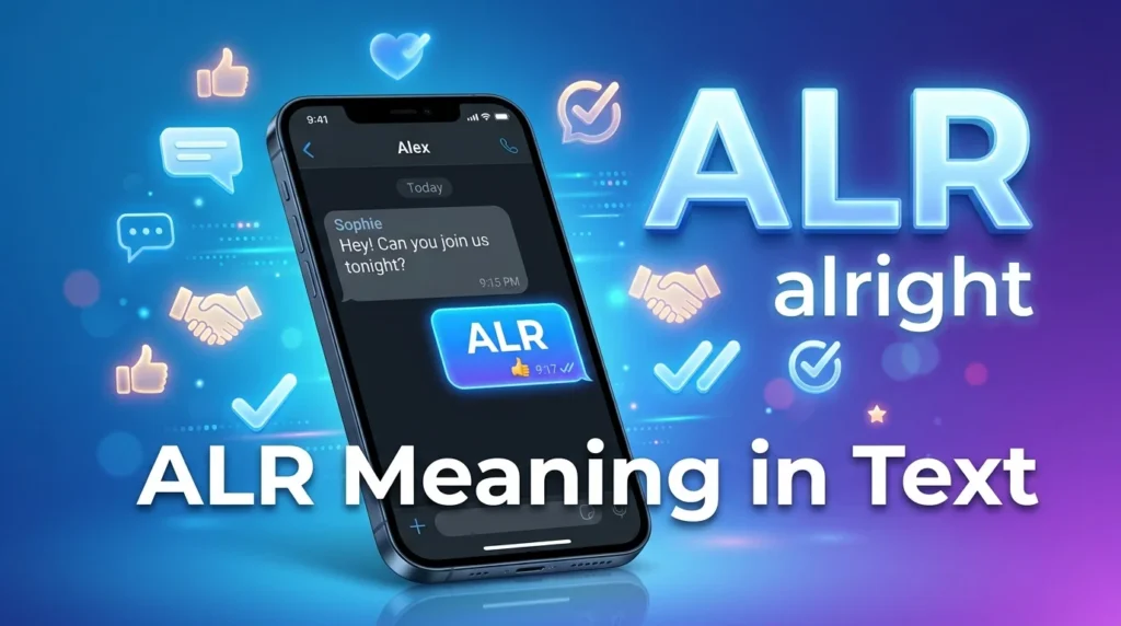 ALR Meaning in Text