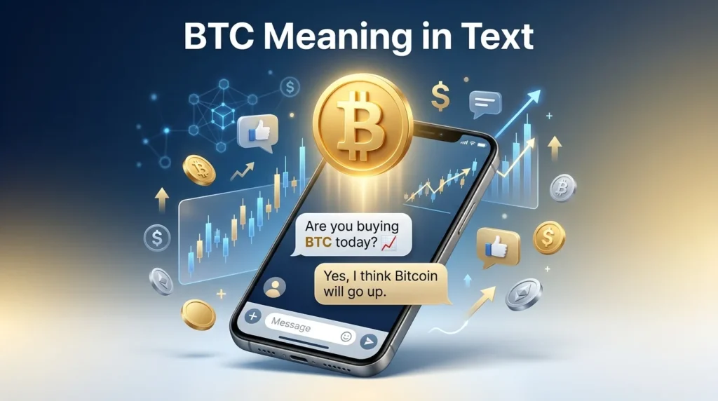 BTC Meaning in text