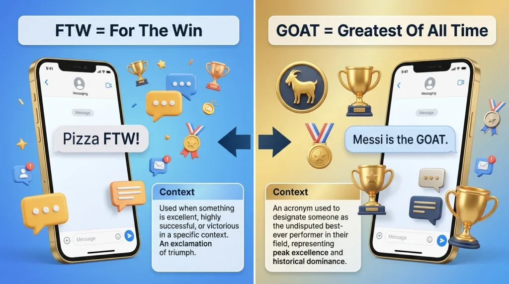 Difference Between FTW and GOAT