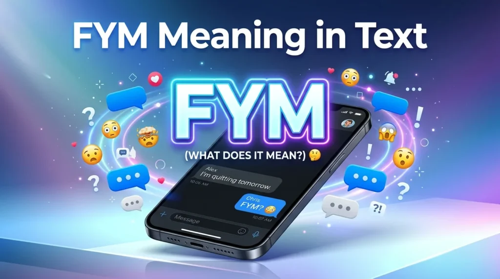 FYM Meaning in Text