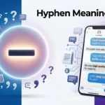 Hyphen Meaning in Text
