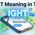 IGHT Meaning in Text