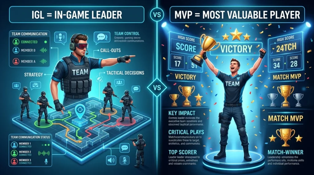 Difference Between IGL and MVP