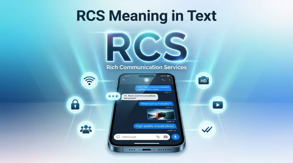 RCS Meaning in Text