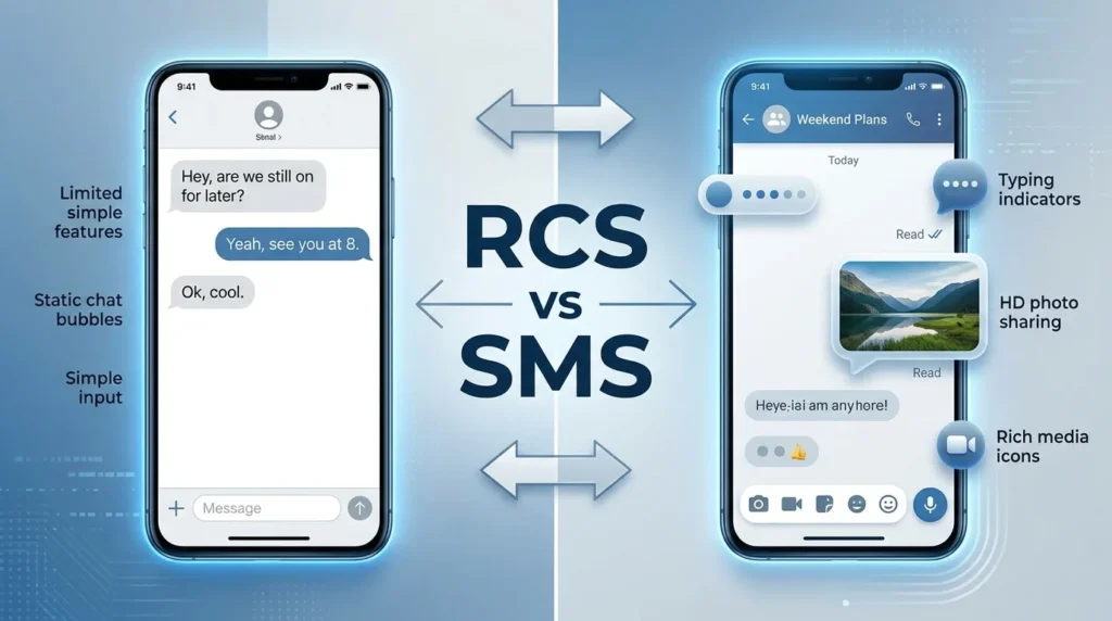 Difference Between RCS and SMS