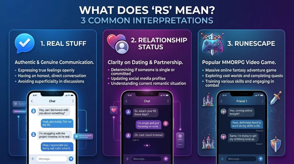 Other Meanings of RS