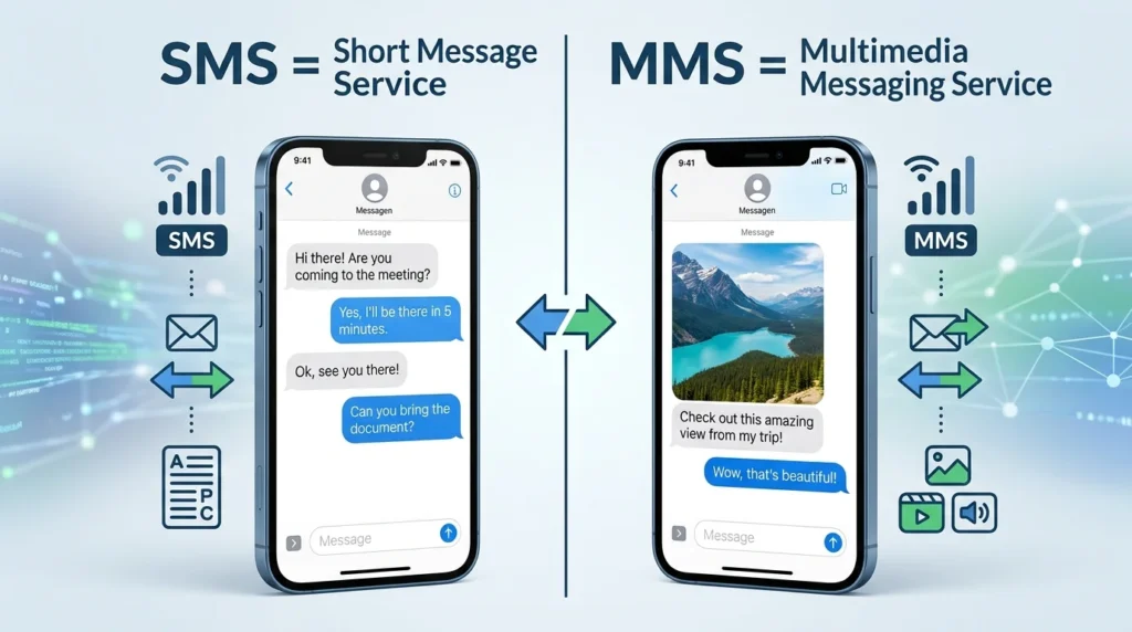 Difference Between SMS and MMS