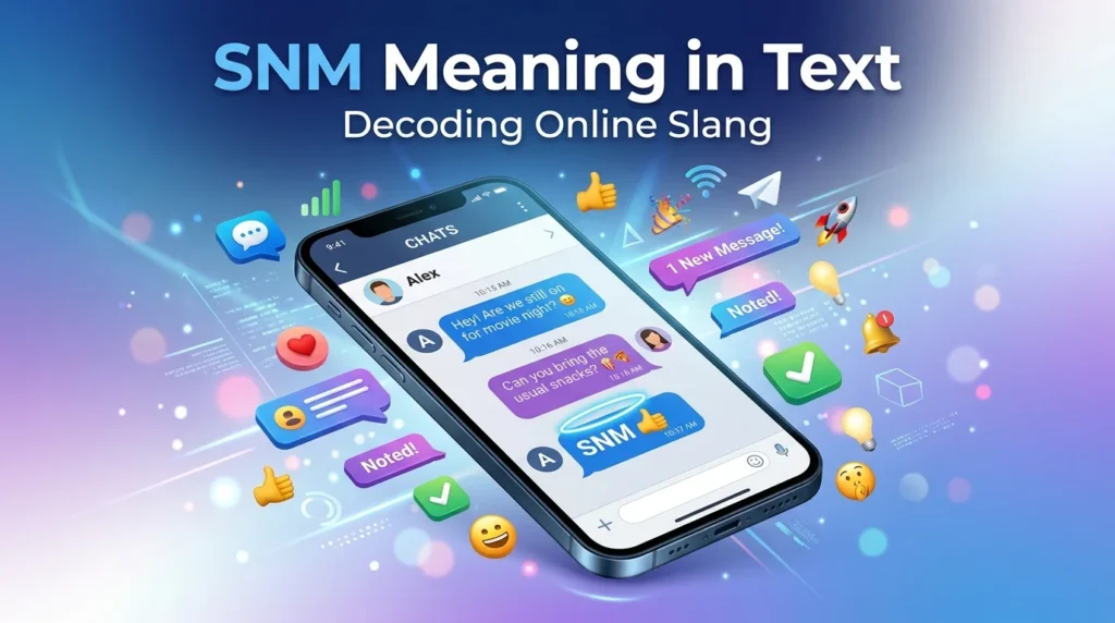 SNM Meaning in Text