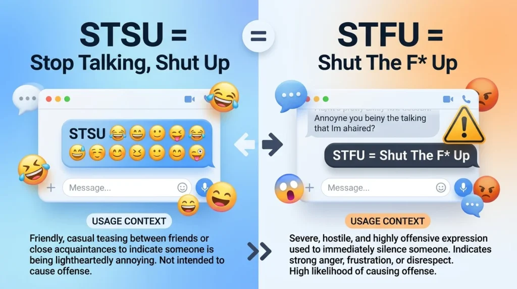 Difference Between STSU and STFU