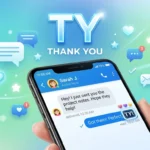 TY Meaning in Text