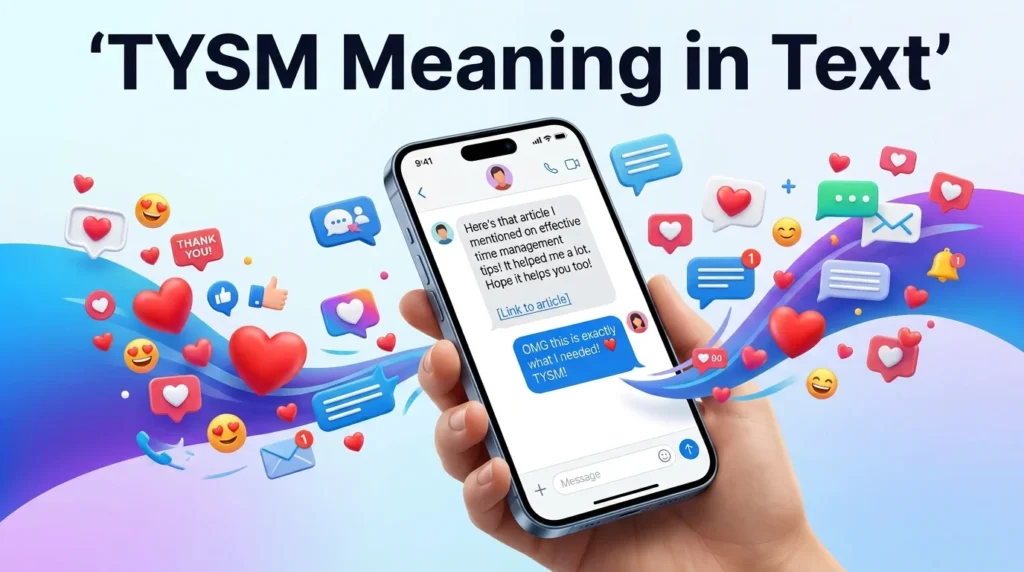 TYSM Meaning in Text
