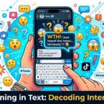 WTH Meaning in Text