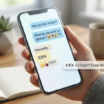 IDEK Meaning in Text