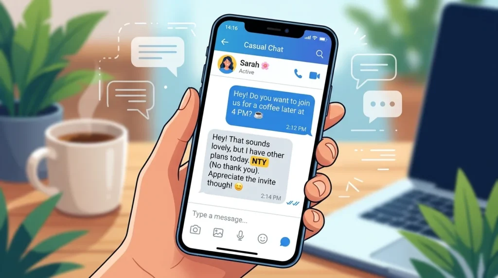 NTY Meaning in Text