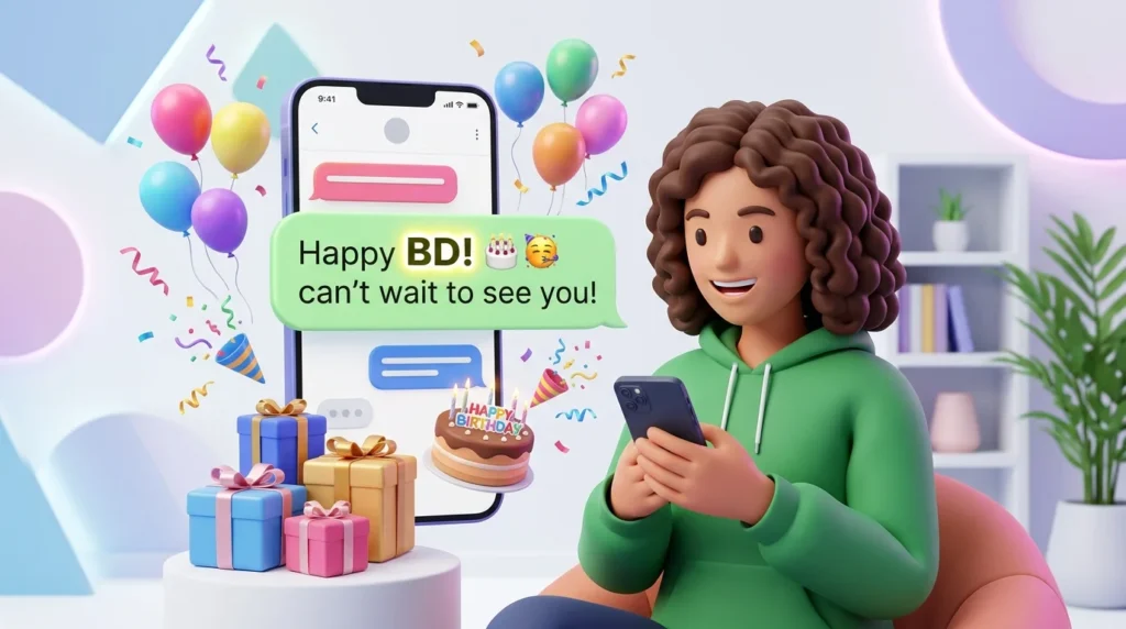BD Meaning in Text