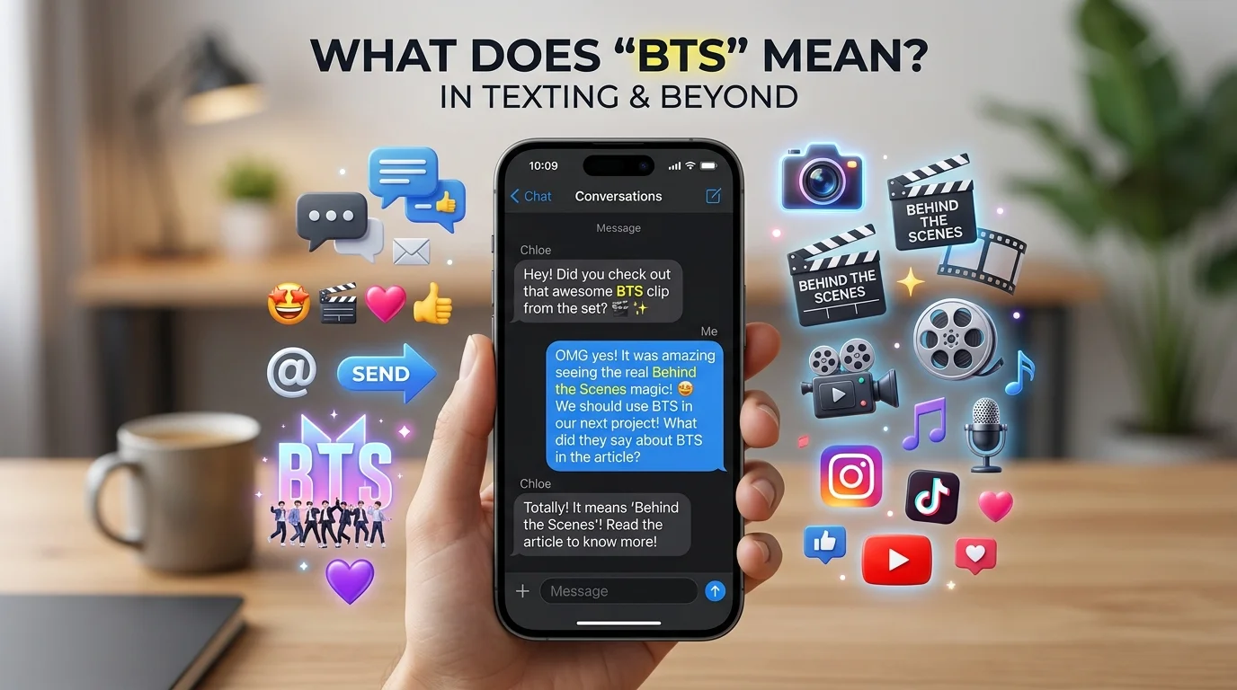BTS Meaning in Text
