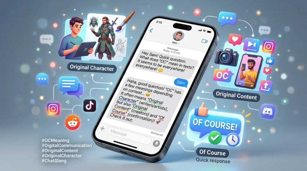 OC Meaning in Text