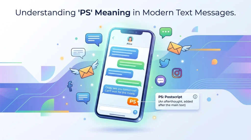 PS Meaning in Text