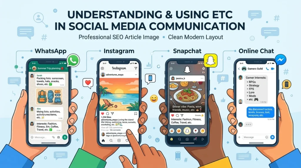 ETC Meaning on Social Media Platforms