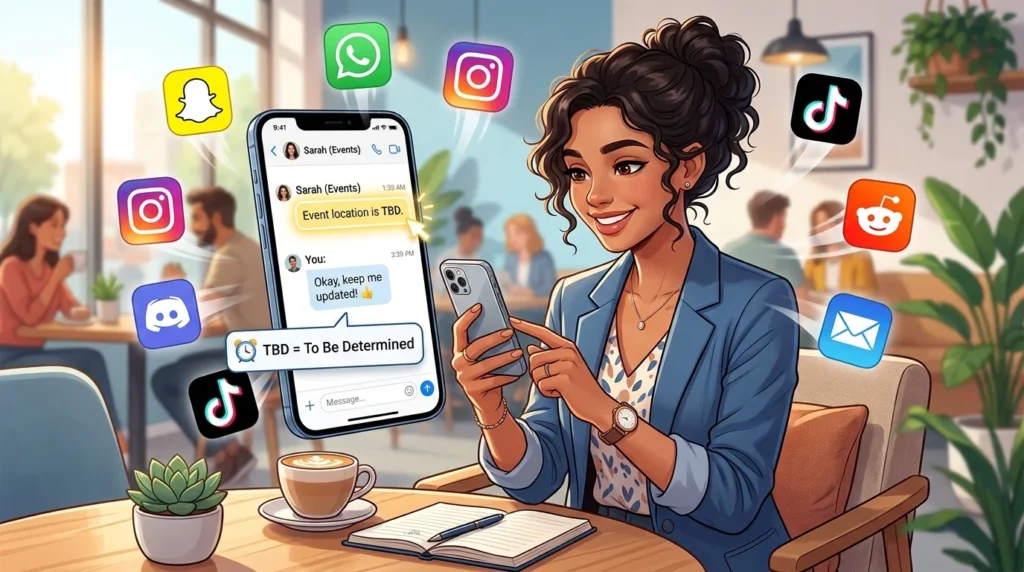 TBD Meaning on Social Media Platforms