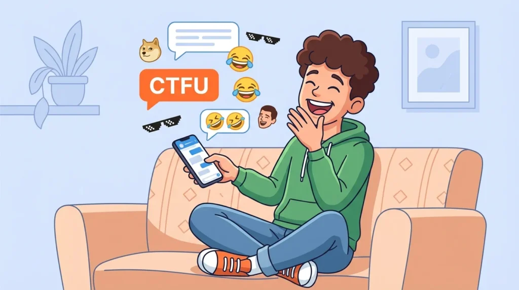 What Does CTFU Mean in Text?