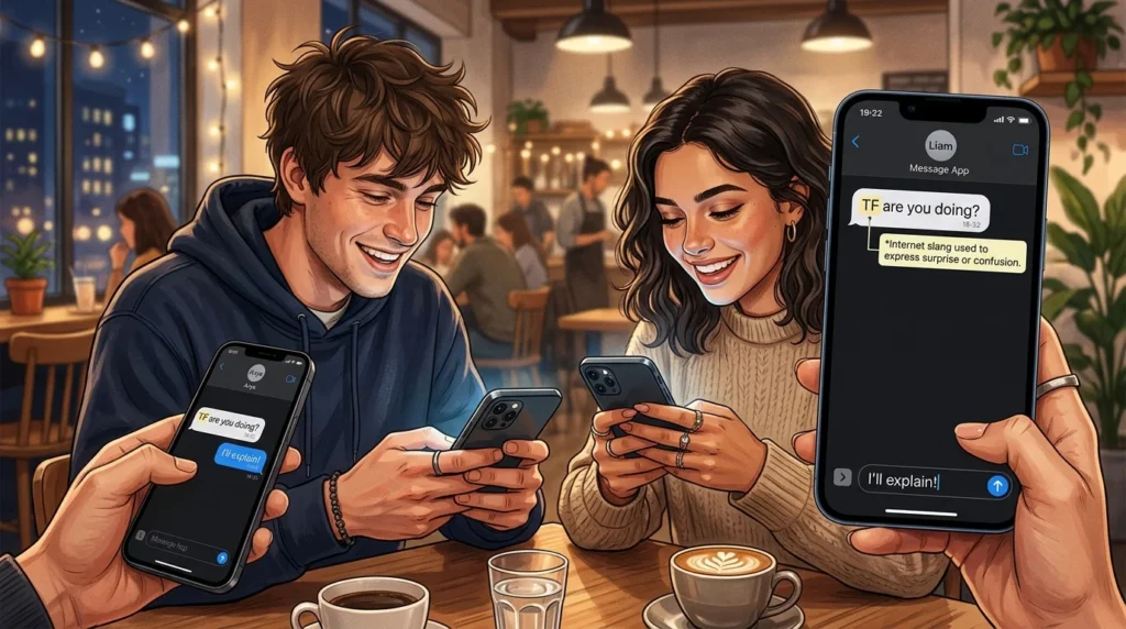 What Does TF Mean in Text?
