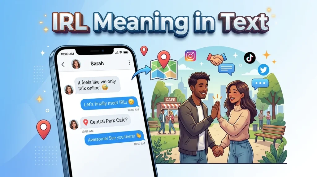 IRL Meaning in Text