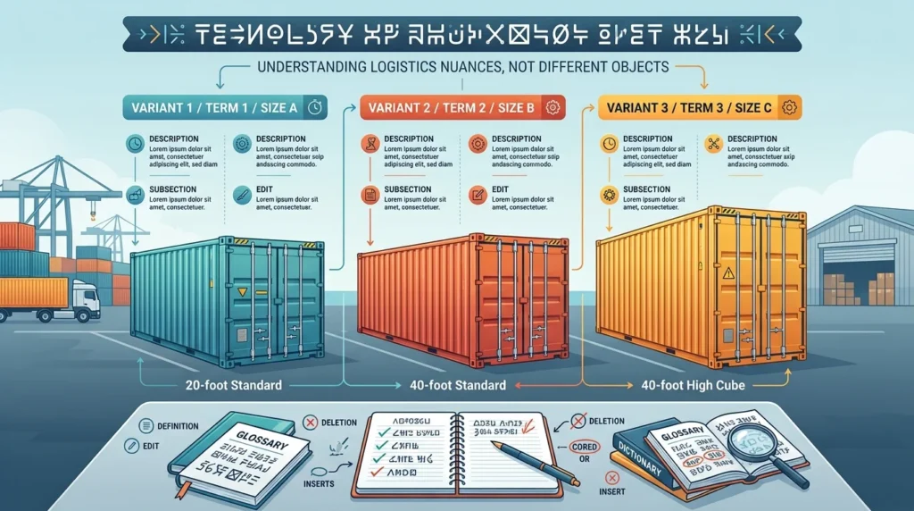 Conex vs. Connex vs. Shipping Container