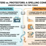 Protestors or Protesters