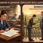 Signer vs Signor